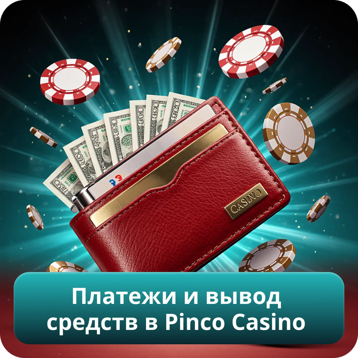 Платежи и вывод средств в Pinco Casino